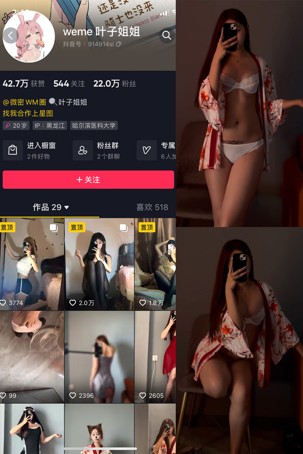 抖音 叶子姐姐 微密圈  NO.011期 【7V】